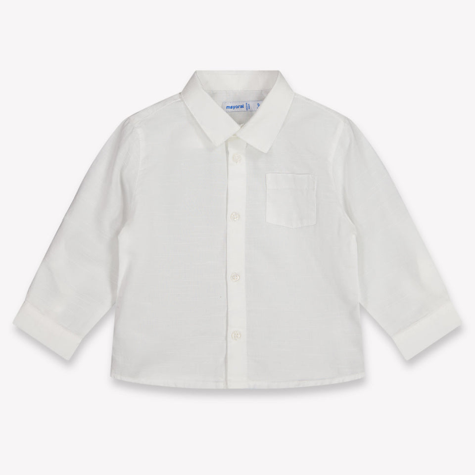 Mayoral Baby Boys Blouse In White