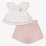 Mayoral Baby Girls Set In Light Pink