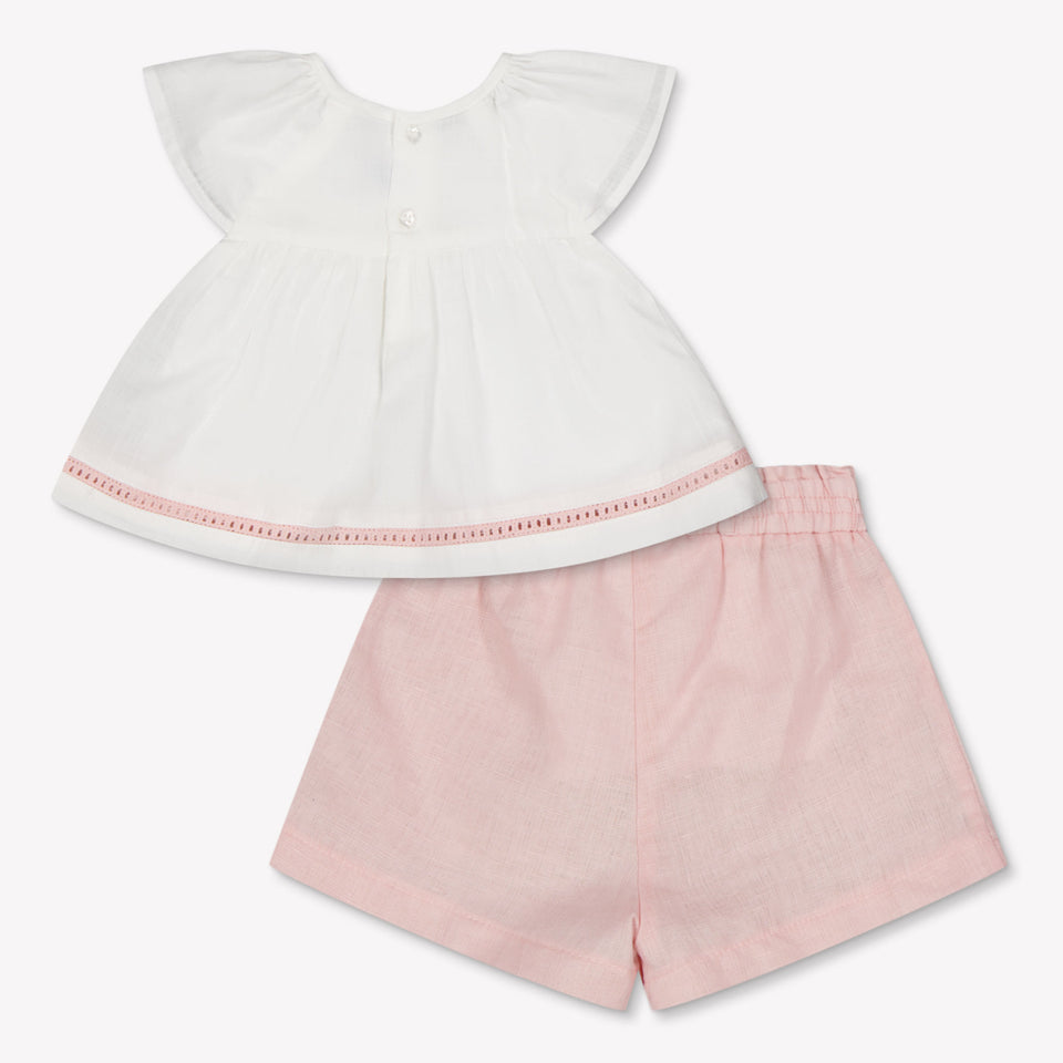 Mayoral Baby Girls Set In Light Pink