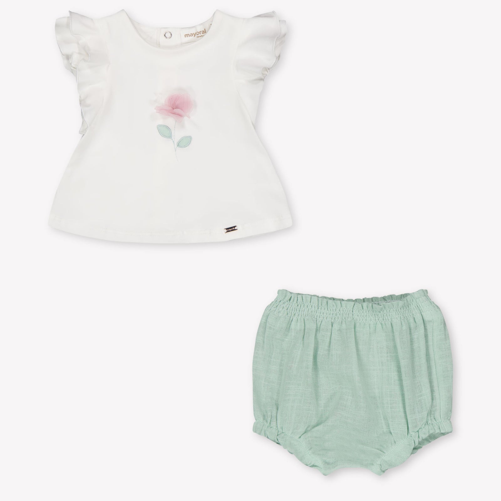 Mayoral bebe Chicas Establecer en Verde Claro