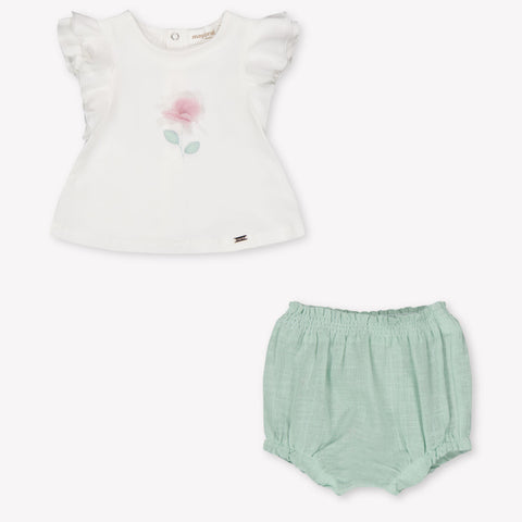 Mayoral bebe Chicas Establecer en Verde Claro