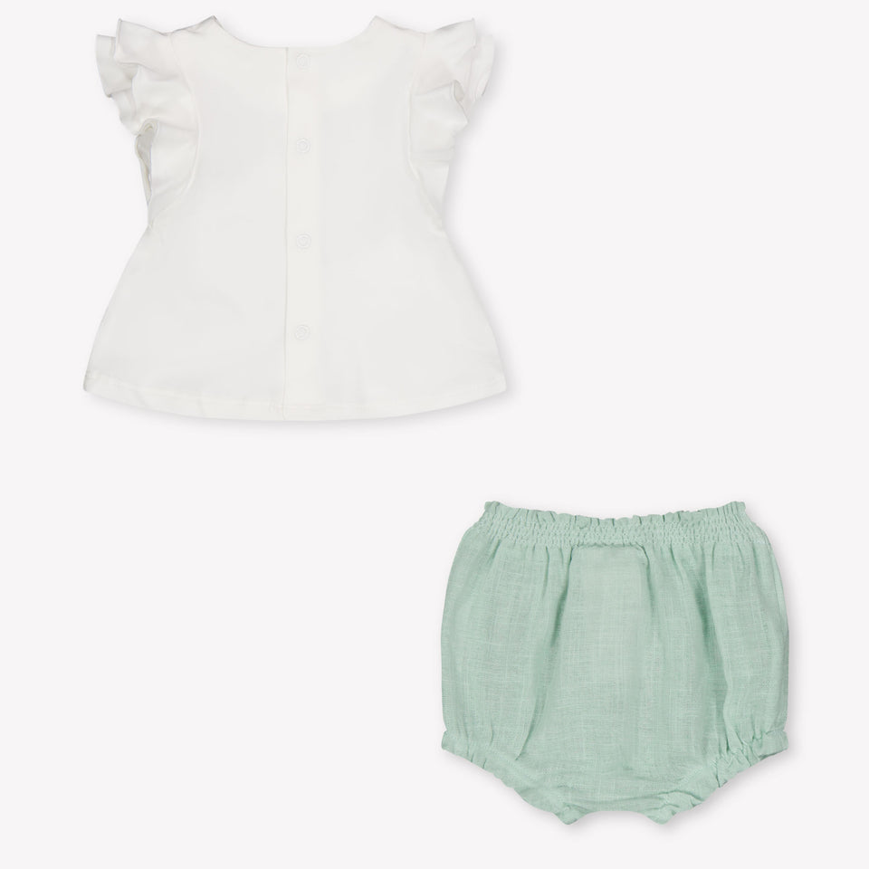 Mayoral bebe Chicas Establecer en Verde Claro