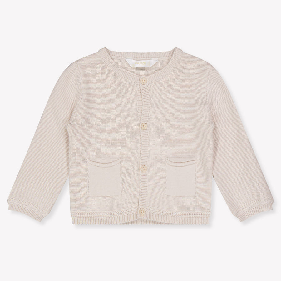 Mayoral Bébé Garçons Cardigan en Beige