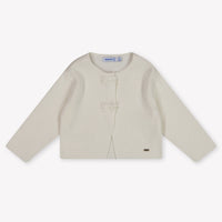 Mayoral Baby Mädchen Strickjacke In Grauweiß