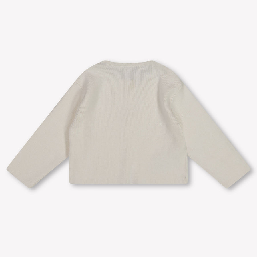Mayoral Baby Mädchen Strickjacke In Grauweiß