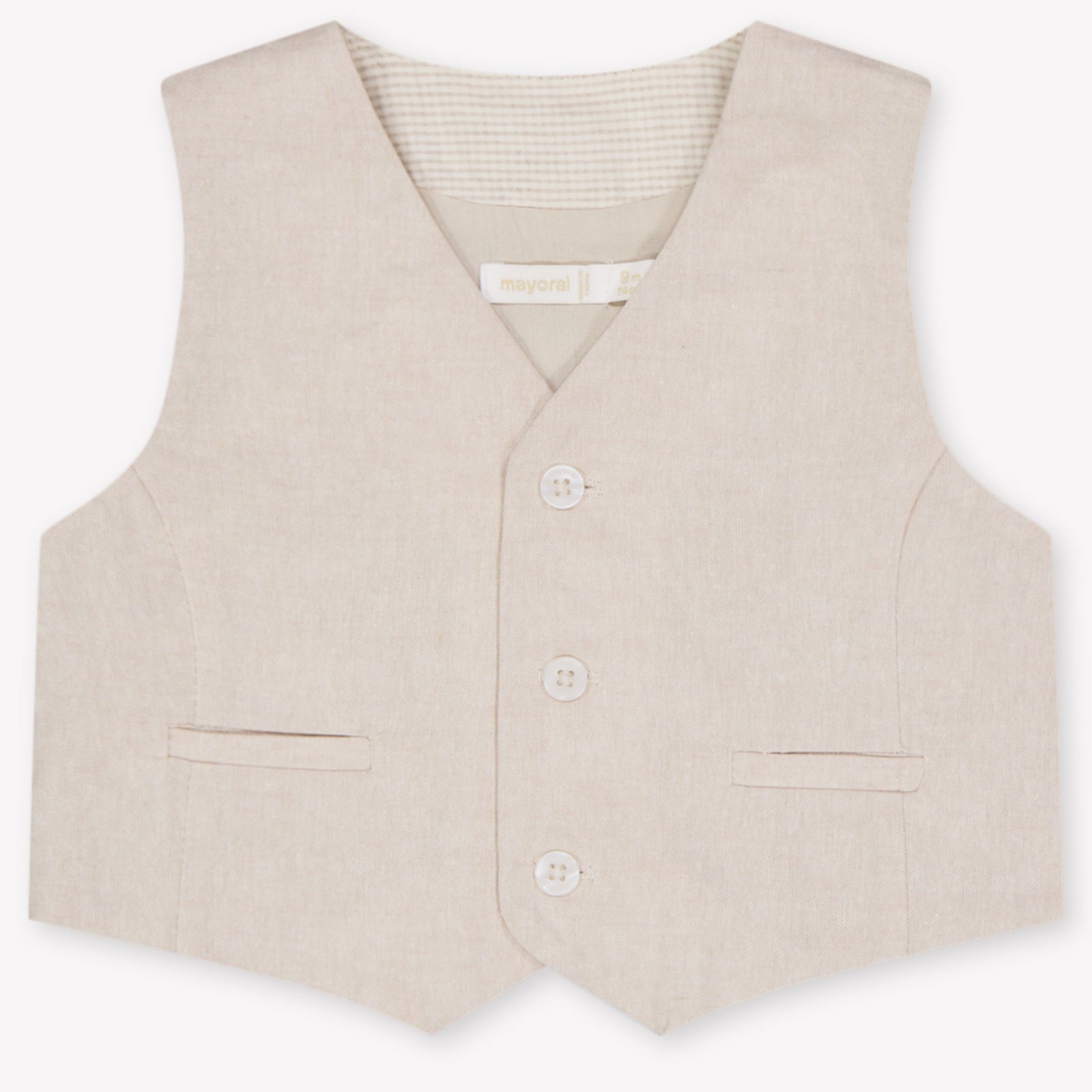 Mayoral Baby Boys Cardigan In Light Beige