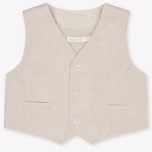 Mayoral Bébé Garçons Cardigan en Beige Clair