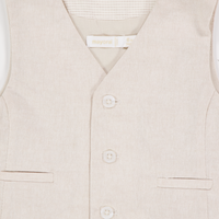 Mayoral Bébé Garçons Cardigan en Beige Clair