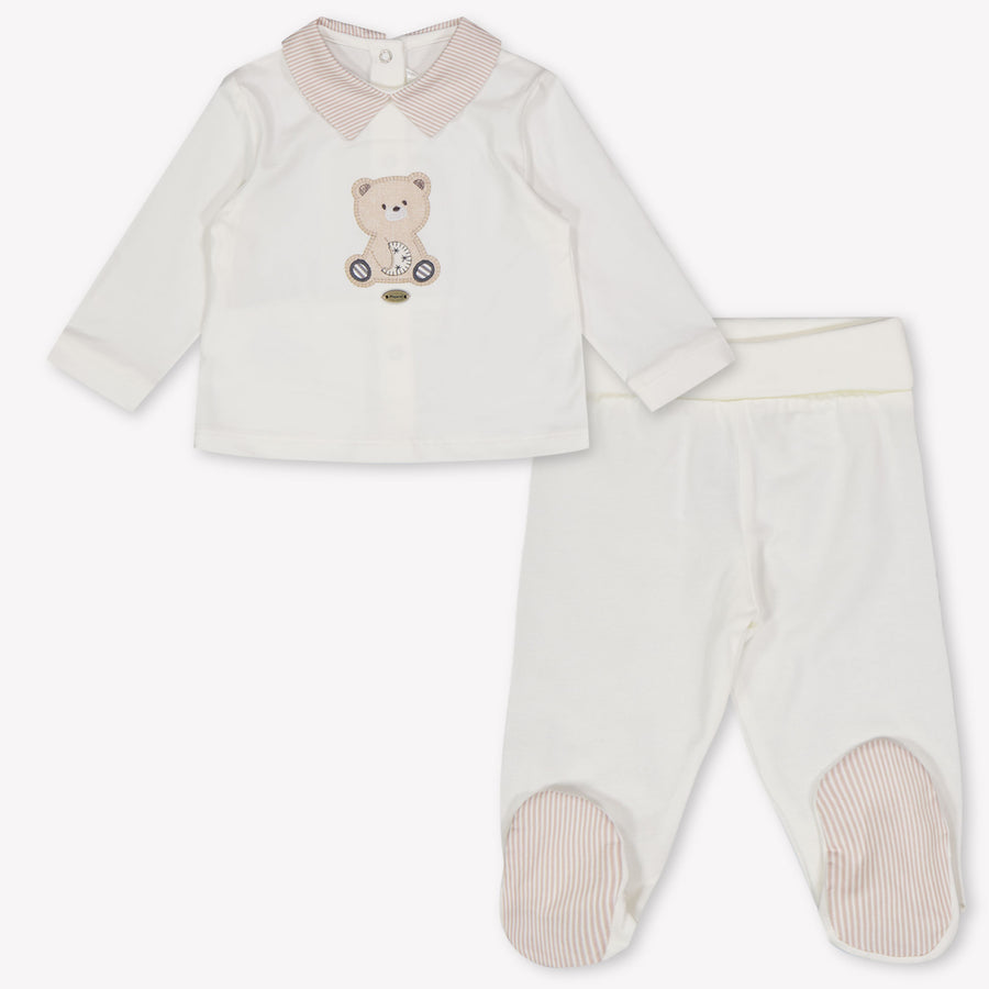Mayoral bebe Chicos Mono corto en Blanco Roto