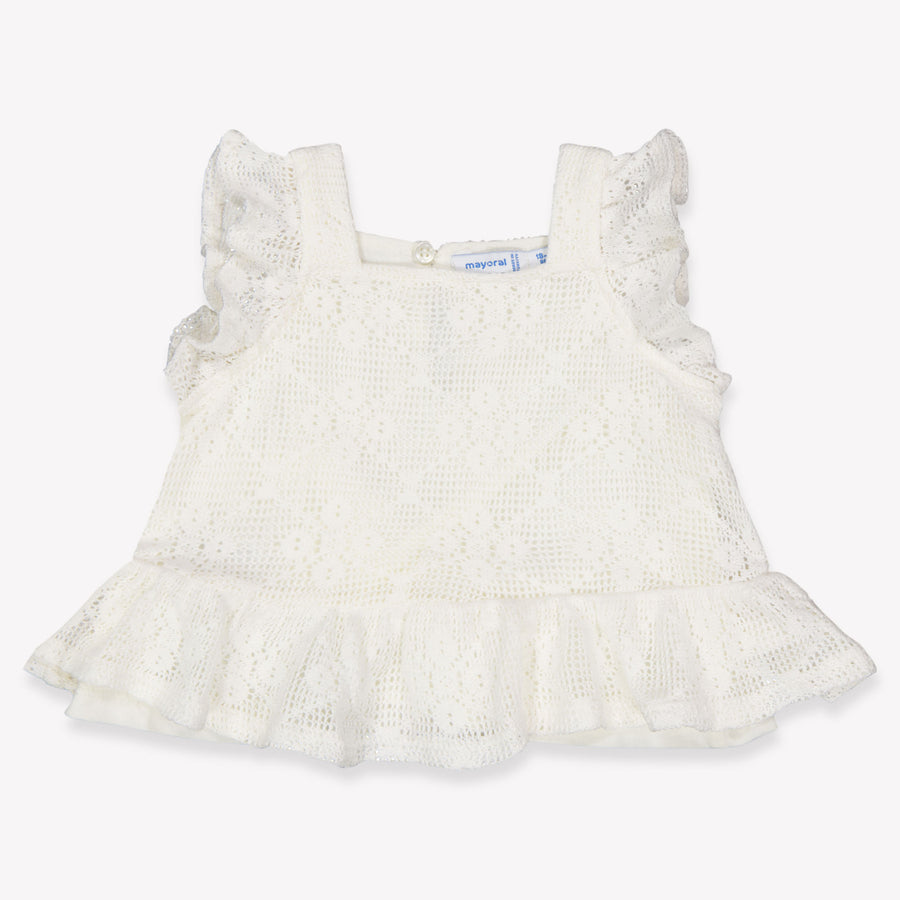 Mayoral Baby Girls Set In OffWhite