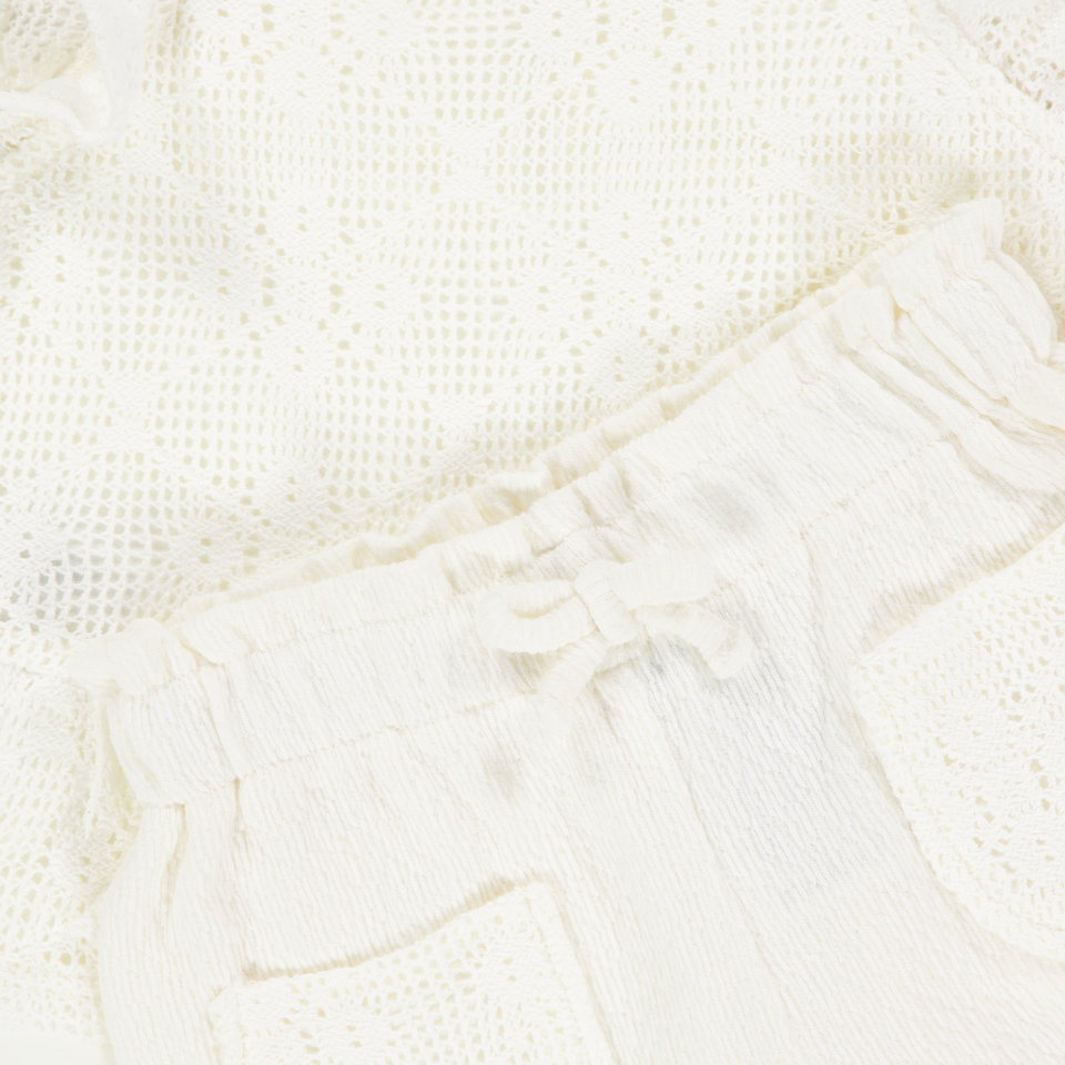 Mayoral bebe Chicas Establecer en Blanco Roto