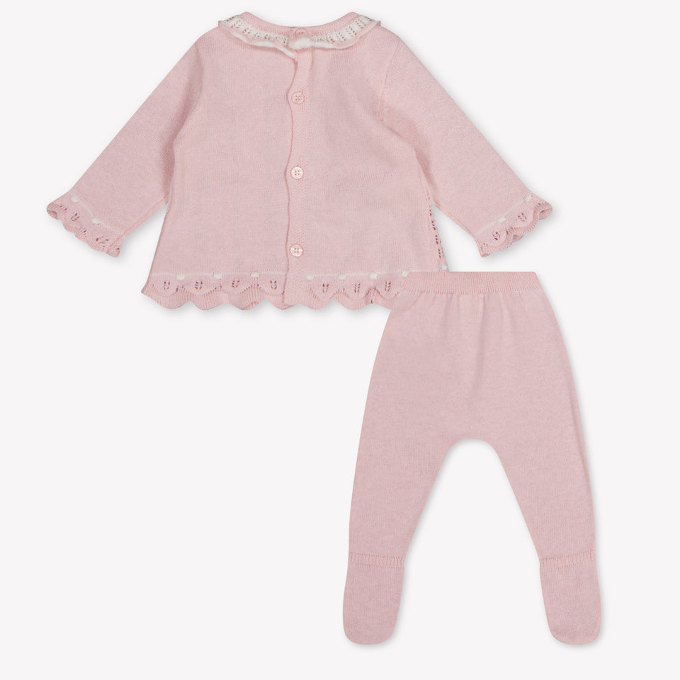Mayoral Baby Girls Playsuit In Light Pink