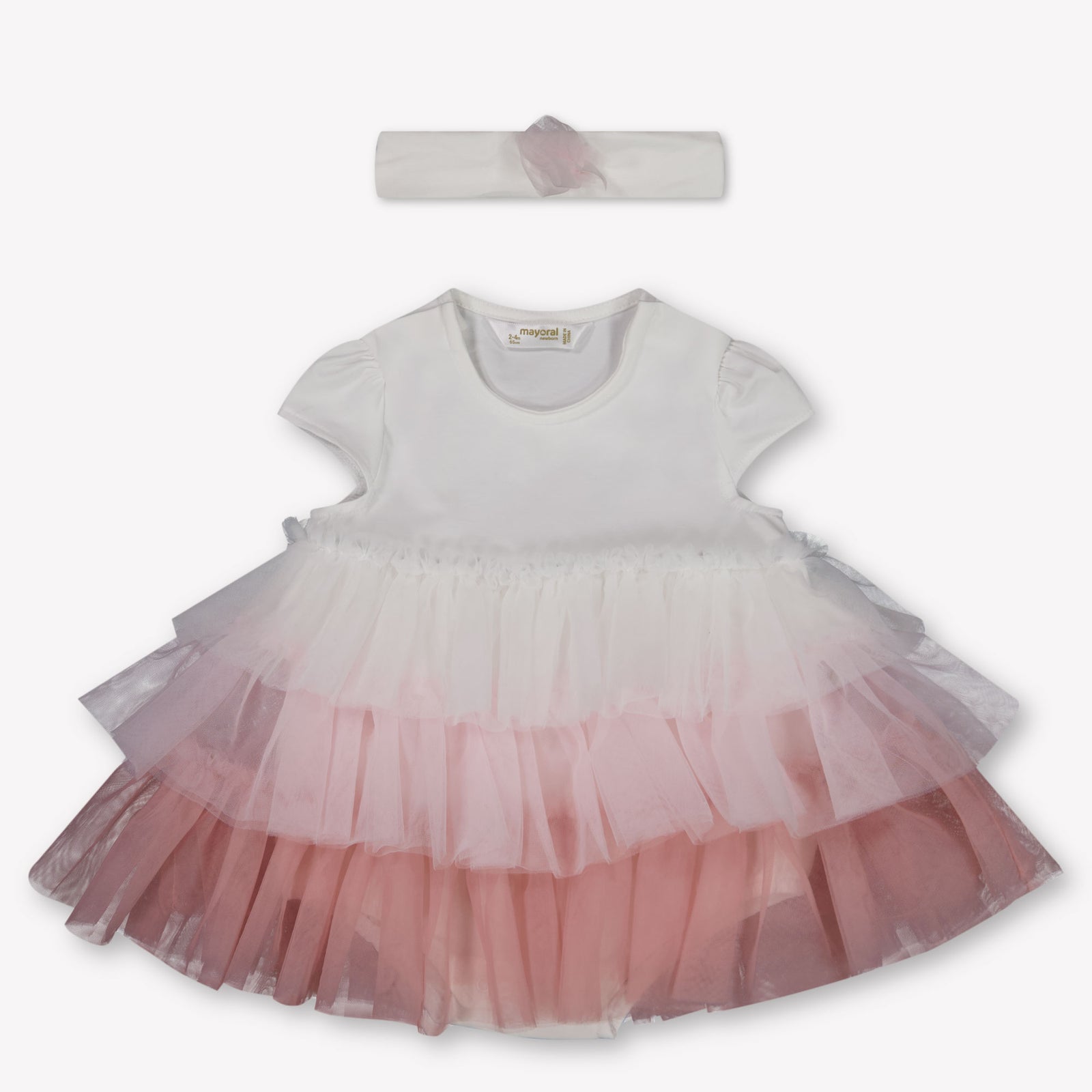 Mayoral Baby Girls Romper In Light Pink