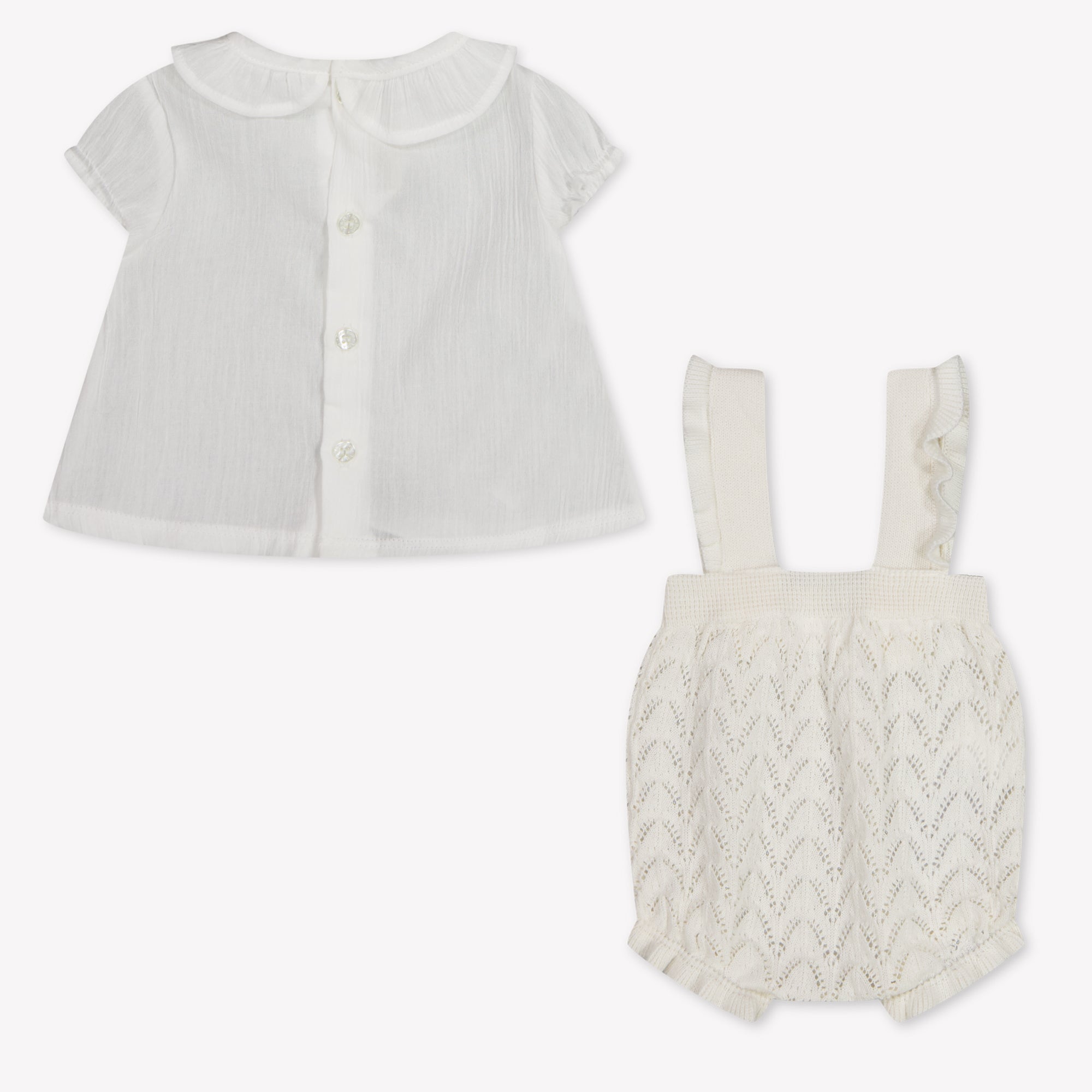 Mayoral Bambino Ragazze Tutina dentro Off White