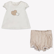 Mayoral bebe Chicas Establecer en Beige