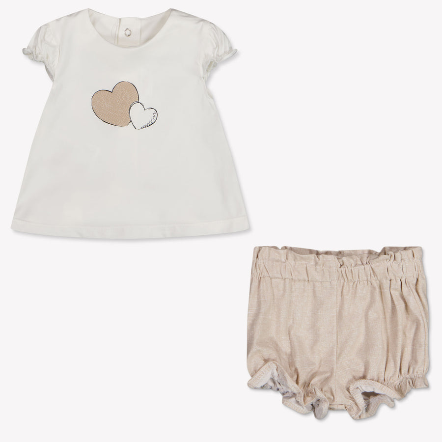 Mayoral bebe Chicas Establecer en Beige