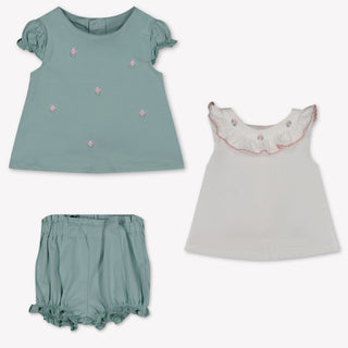 Mayoral bebe Chicas Establecer en Verde Claro