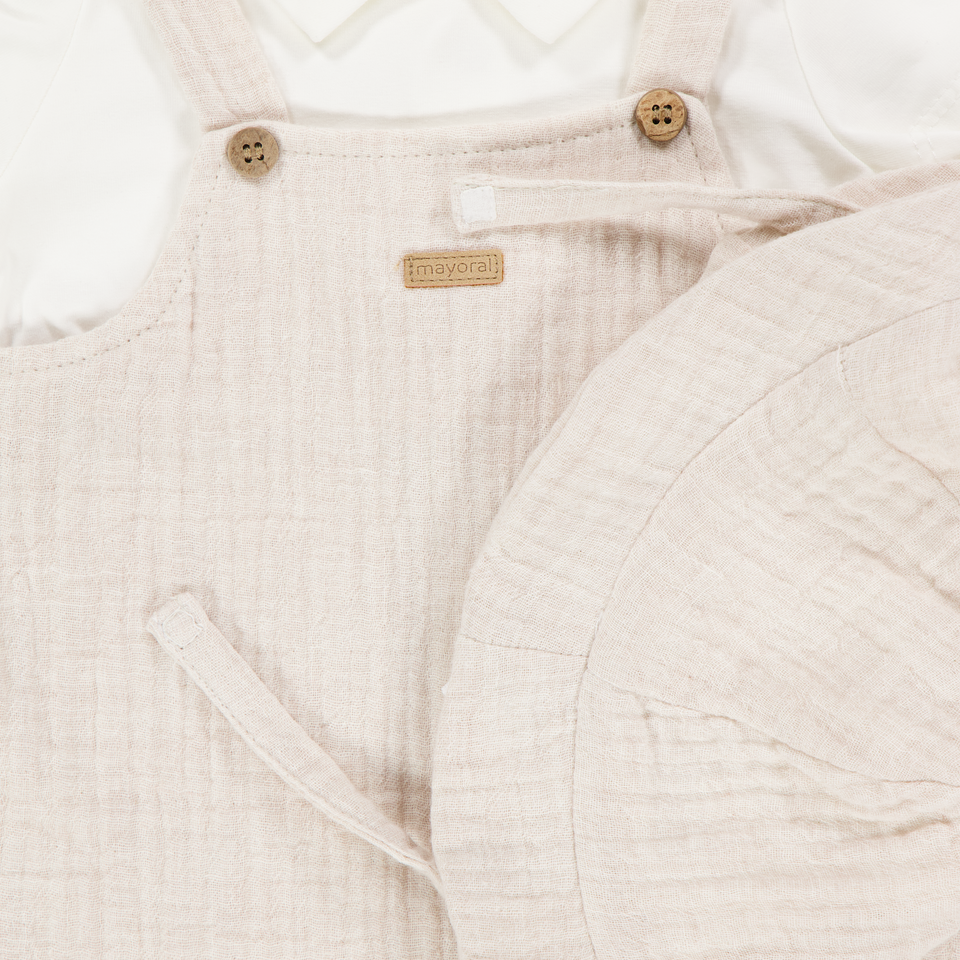 Mayoral bebe Chicos Establecer en Beige