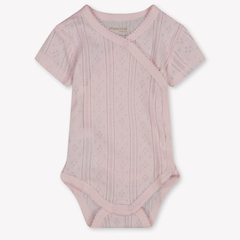 Mayoral Baby Girls Romper In Light Pink