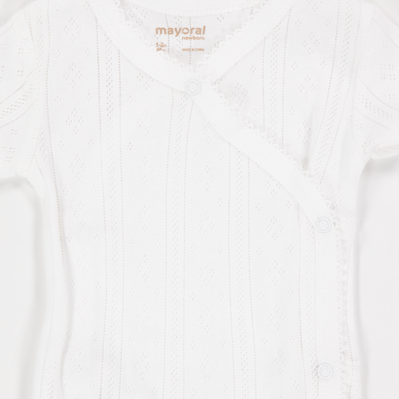 Mayoral Bébé Filles Barboteuse en blanc cassé
