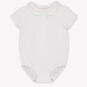 Mayoral Baby Girls Romper In White