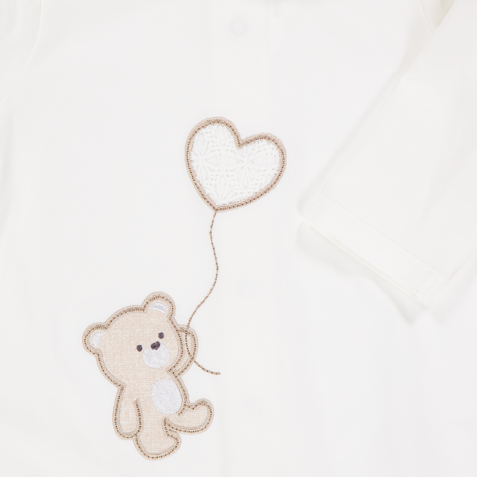 Mayoral Bambino Ragazze Tutina dentro Off White