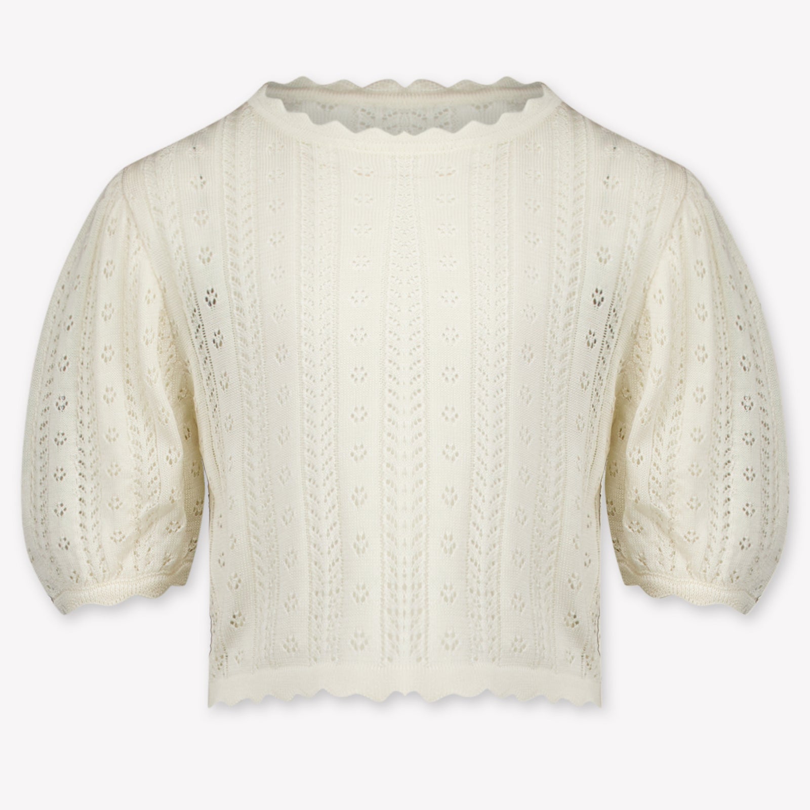 Mayoral Kids Girls T-Shirt In OffWhite