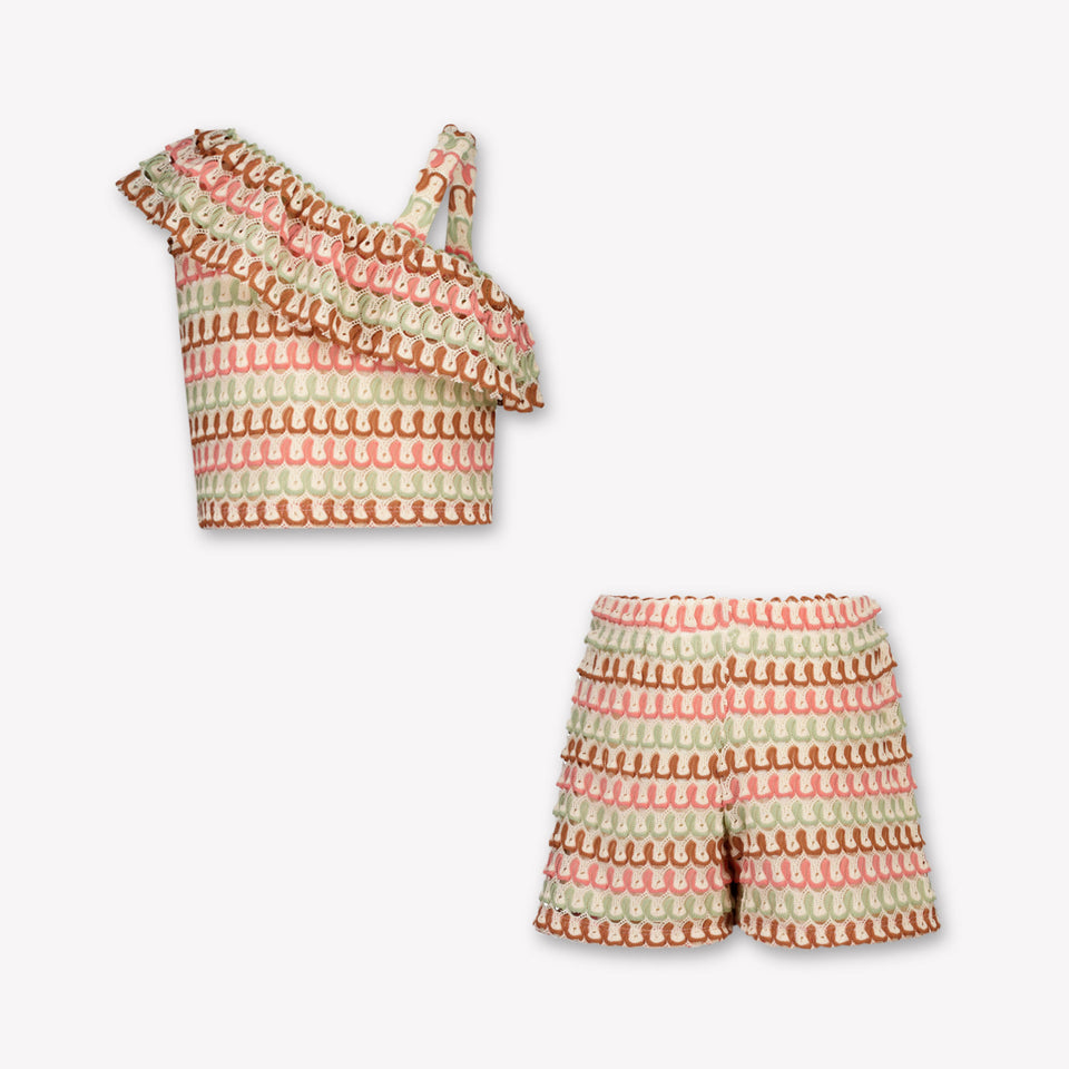 Mayoral Kids Girls Set In Pink