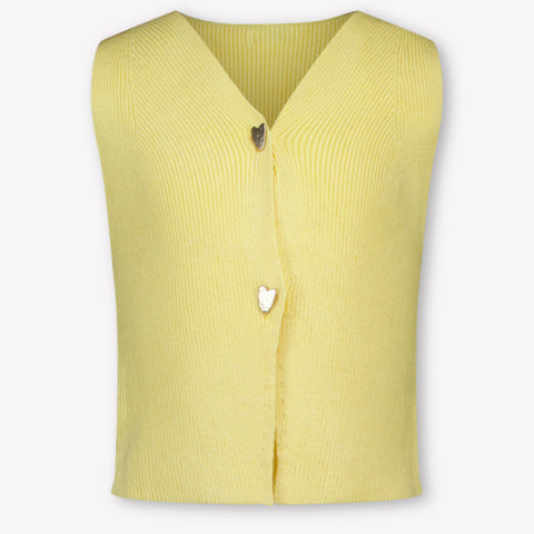 Mayoral Kids Girls Cardigan In Yellow