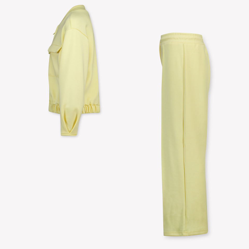 Mayoral Kids Girls Jogging suit In Yellow