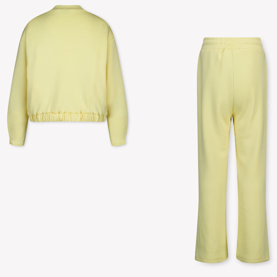Mayoral Kids Girls Jogging suit In Yellow