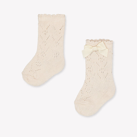 Mayoral Bébé Filles Chaussettes dedans Beige