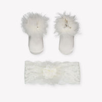 Mayoral Baby Mädchen Socken rein Grauweiß