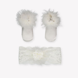 Mayoral Baby Mädchen Socken rein Grauweiß