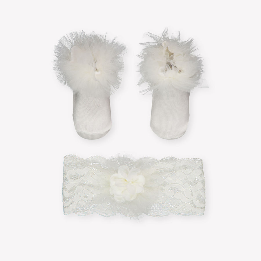 Mayoral Baby Mädchen Socken rein Grauweiß