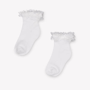 Mayoral Bébé Filles Chaussettes dedans Blanc