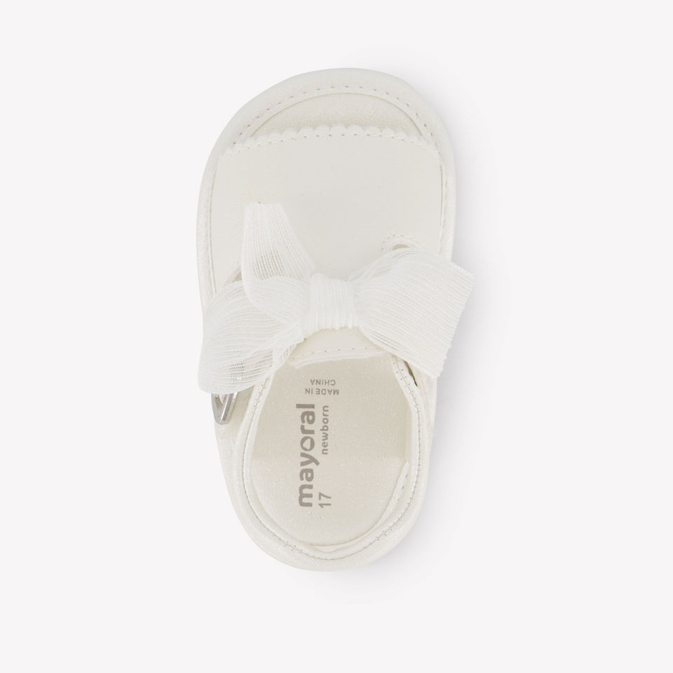 Mayoral Baby Meisjes Sandalen in Wit