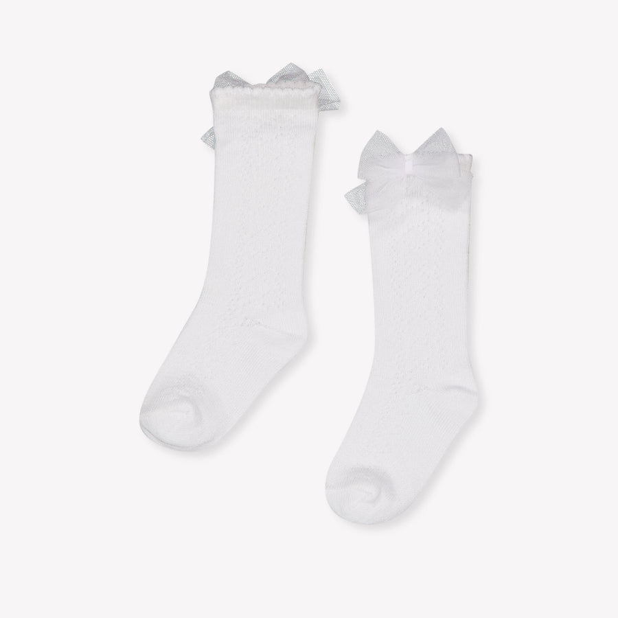 Mayoral Bébé Filles Chaussettes dedans Blanc