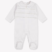 Martín Ananda Bebé Unisex Mono corto en Blanco