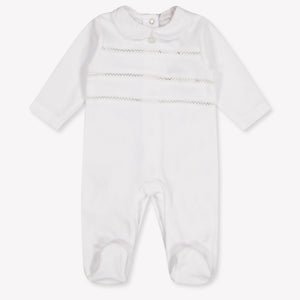 Martín Ananda Bebé Unisex Mono corto en Blanco
