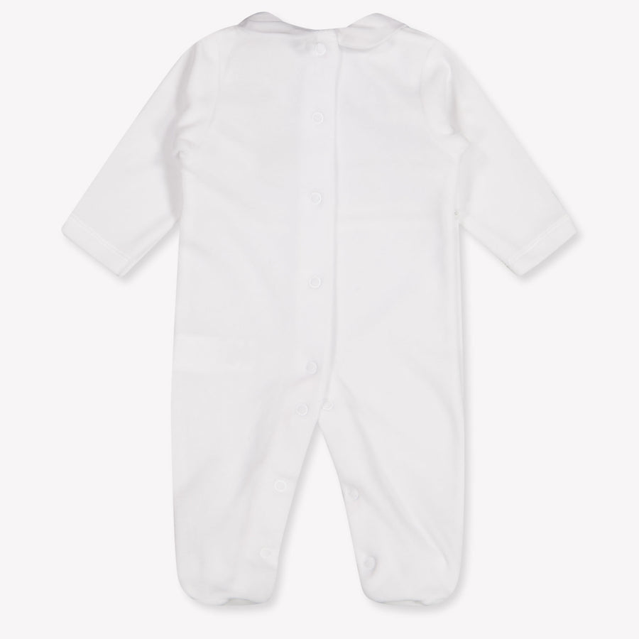 Martín Ananda Bebé Unisex Mono corto en Blanco