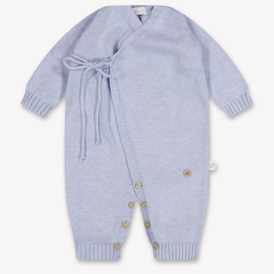 Martin Ananda Baby Unisex Playsuit In Light Blue