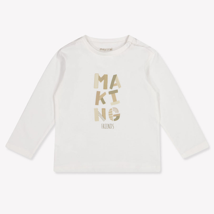 Mayoral bebe Chicos Camiseta adentro Blanco Roto