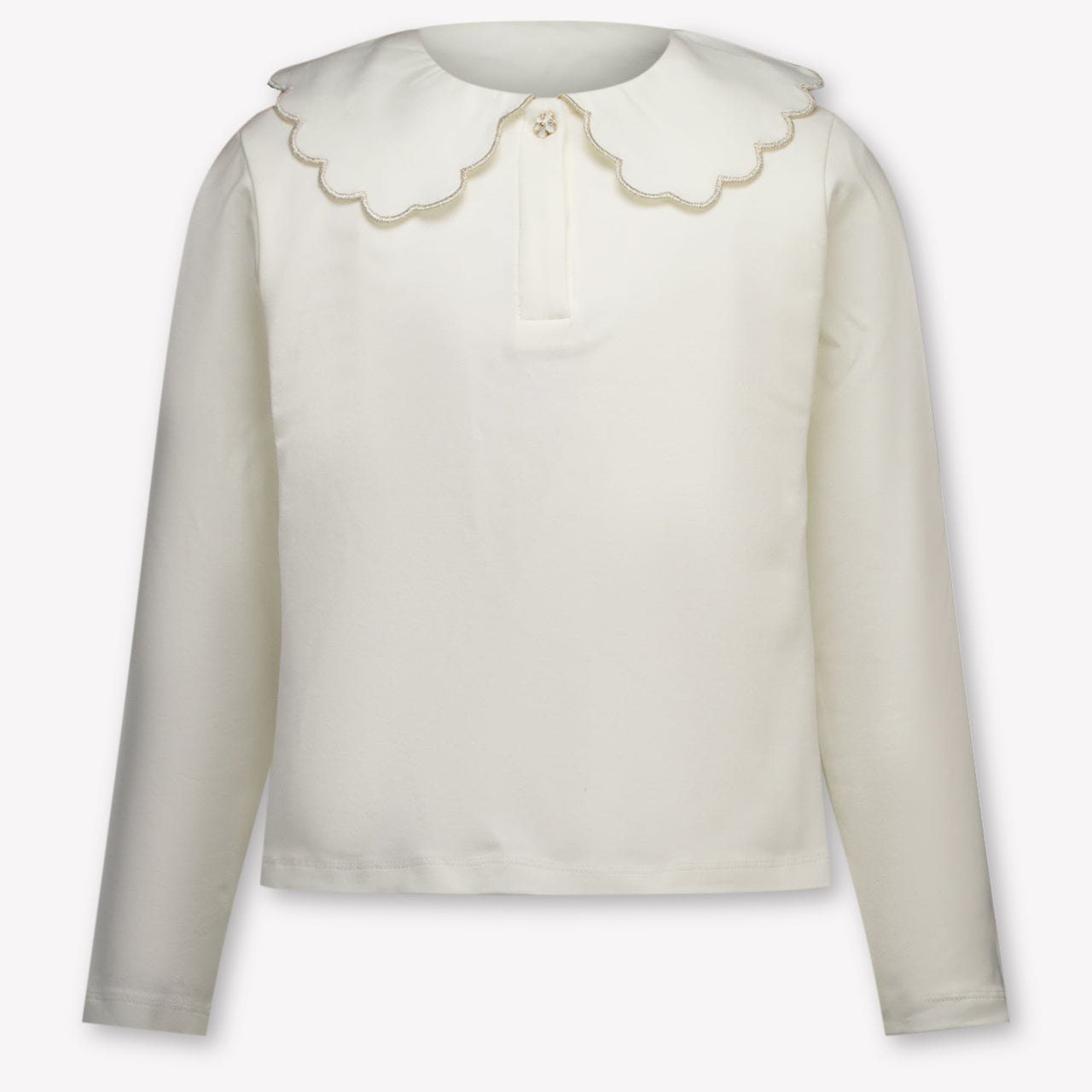 Mayoral Bambini Ragazze Polo In Off White