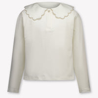 Mayoral Bambini Ragazze Polo In Off White