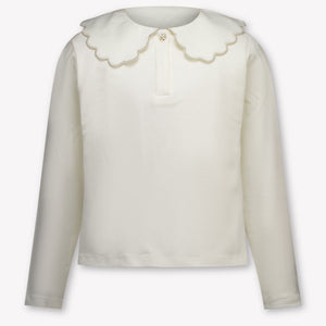 Mayoral Bambini Ragazze Polo In Off White