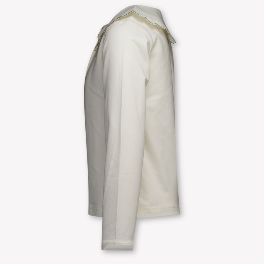 Mayoral Bambini Ragazze Polo In Off White