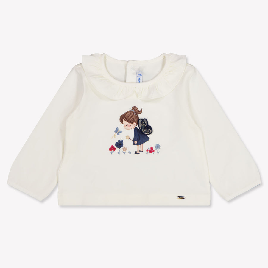 Mayoral Baby Mädchen T-Shirt In Grauweiß