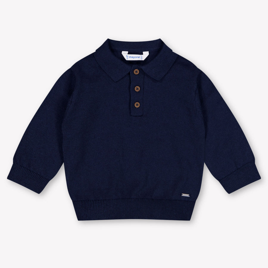 Mayoral Baby Jungen Pullover rein Dunkelblau