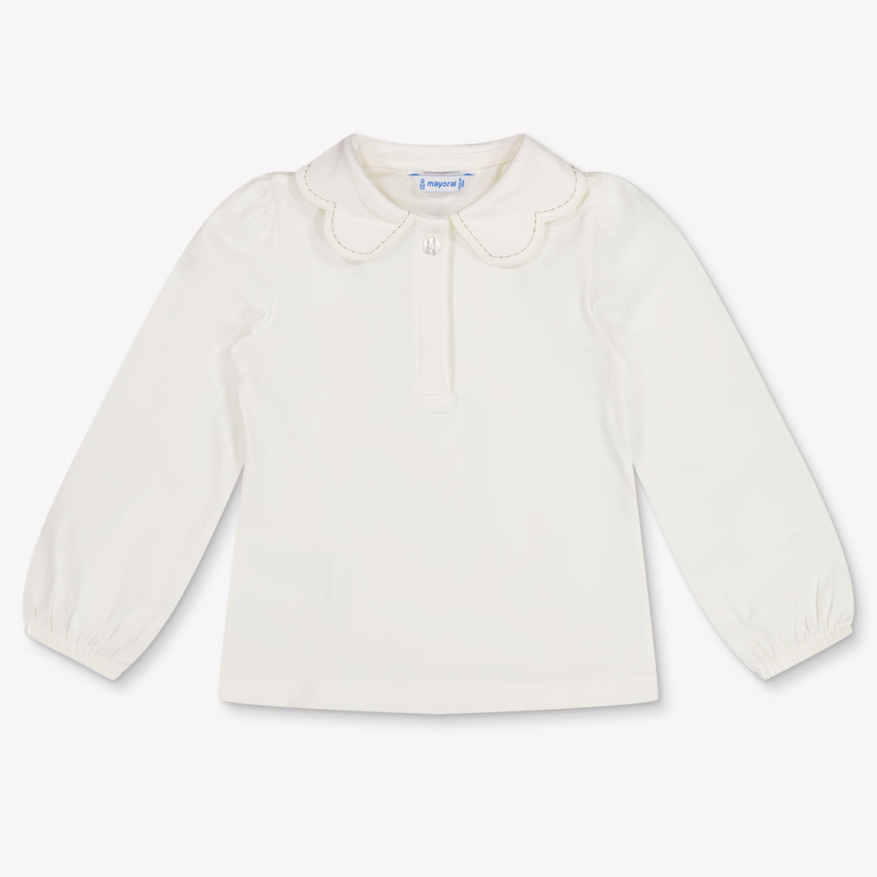Mayoral Bébé Filles Polo en blanc cassé